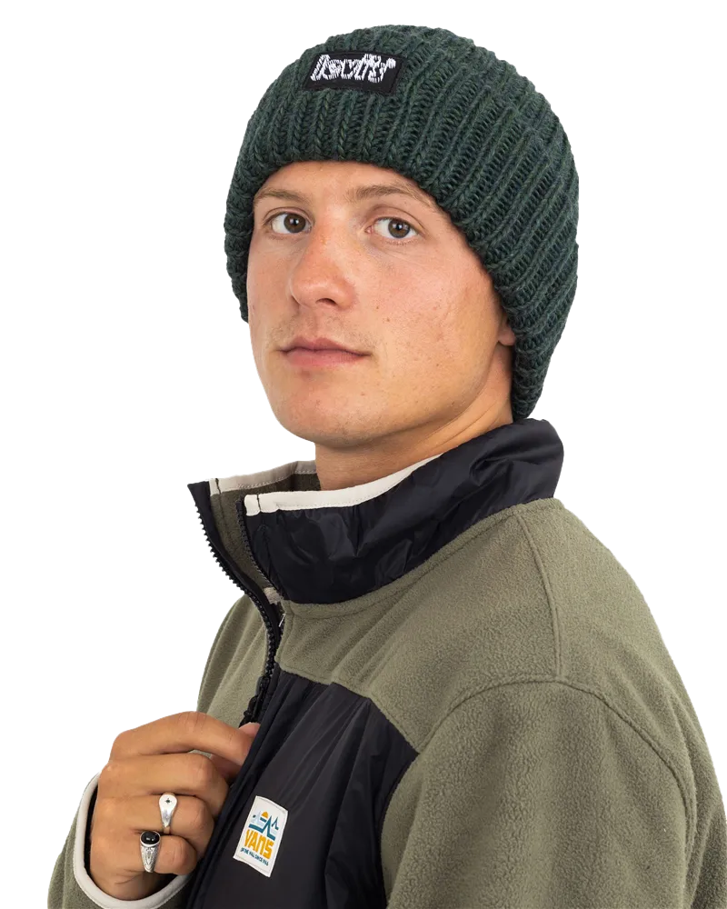 Chunky Beanie in Bottle Green