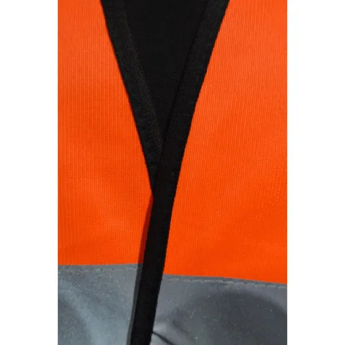 Class 2 3.8oz. Knitted Double Band Reflective Safety Loop & Hook Vest
