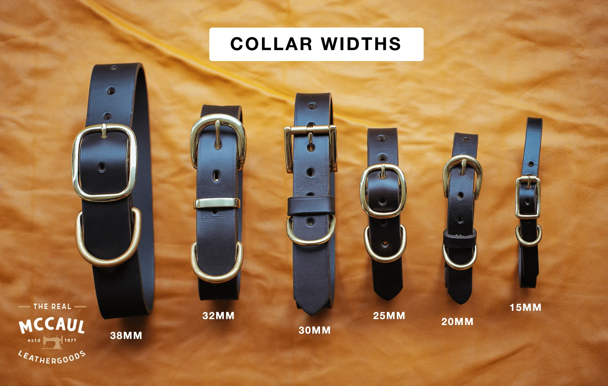 Classic Dog Collar - 18mm - Black