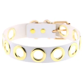 Collar European  American Simple Personality Black Leather Collar