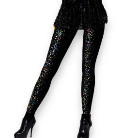 Colorful Bling Rhinestone Tights