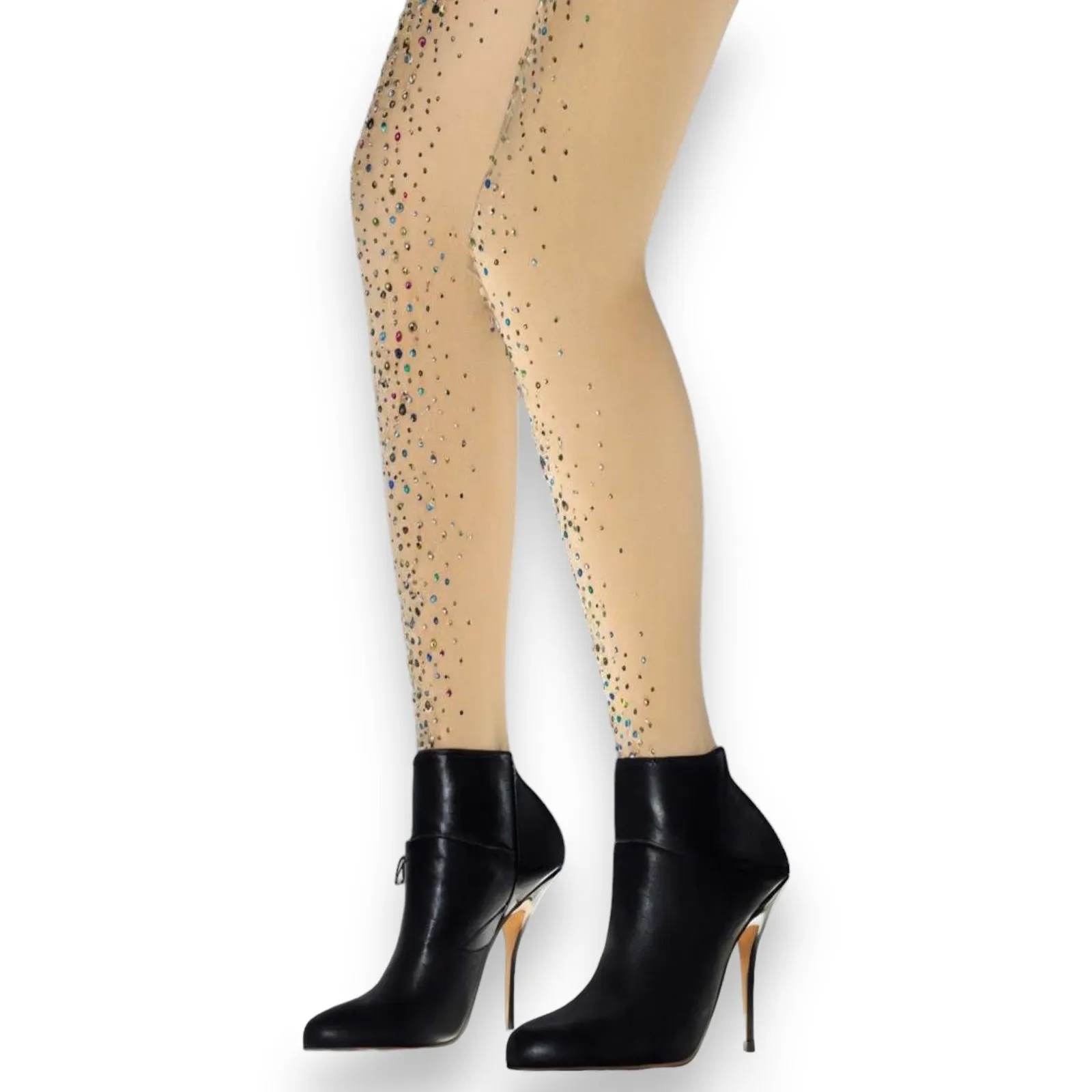 Colorful Bling Rhinestone Tights