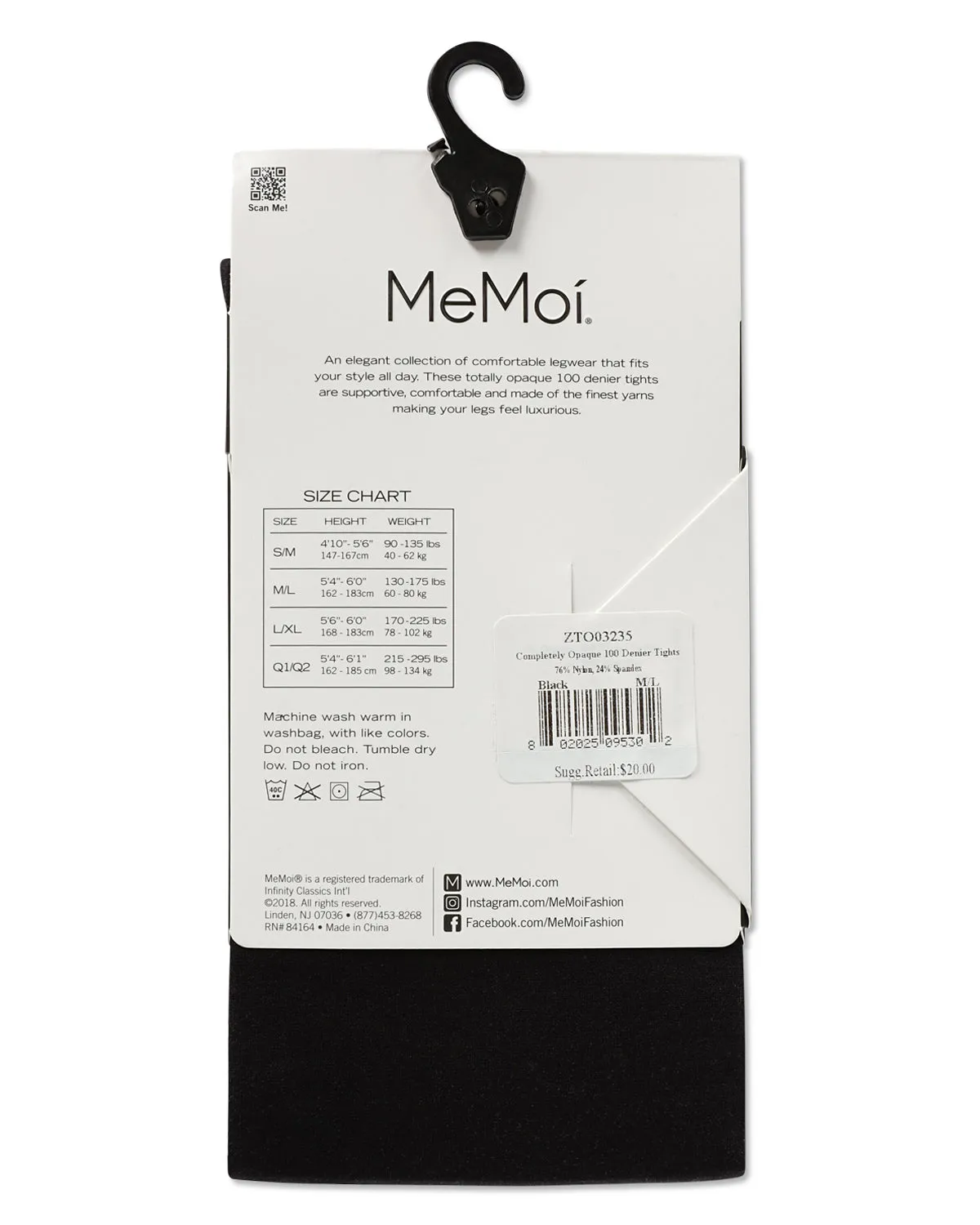 Completely Opaque 100 Denier Tights