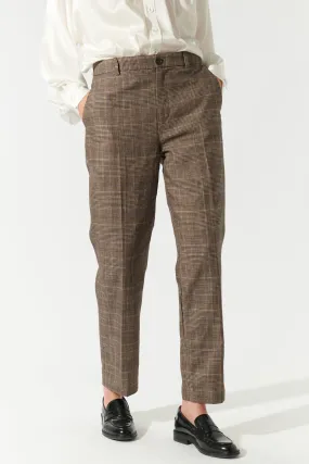 Dea Kudibal Arieldea Cropped Trousers Brown Spring Check 1391024 5819