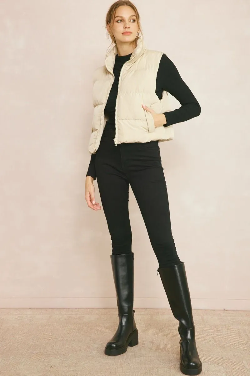 Double Down Vest - Sand