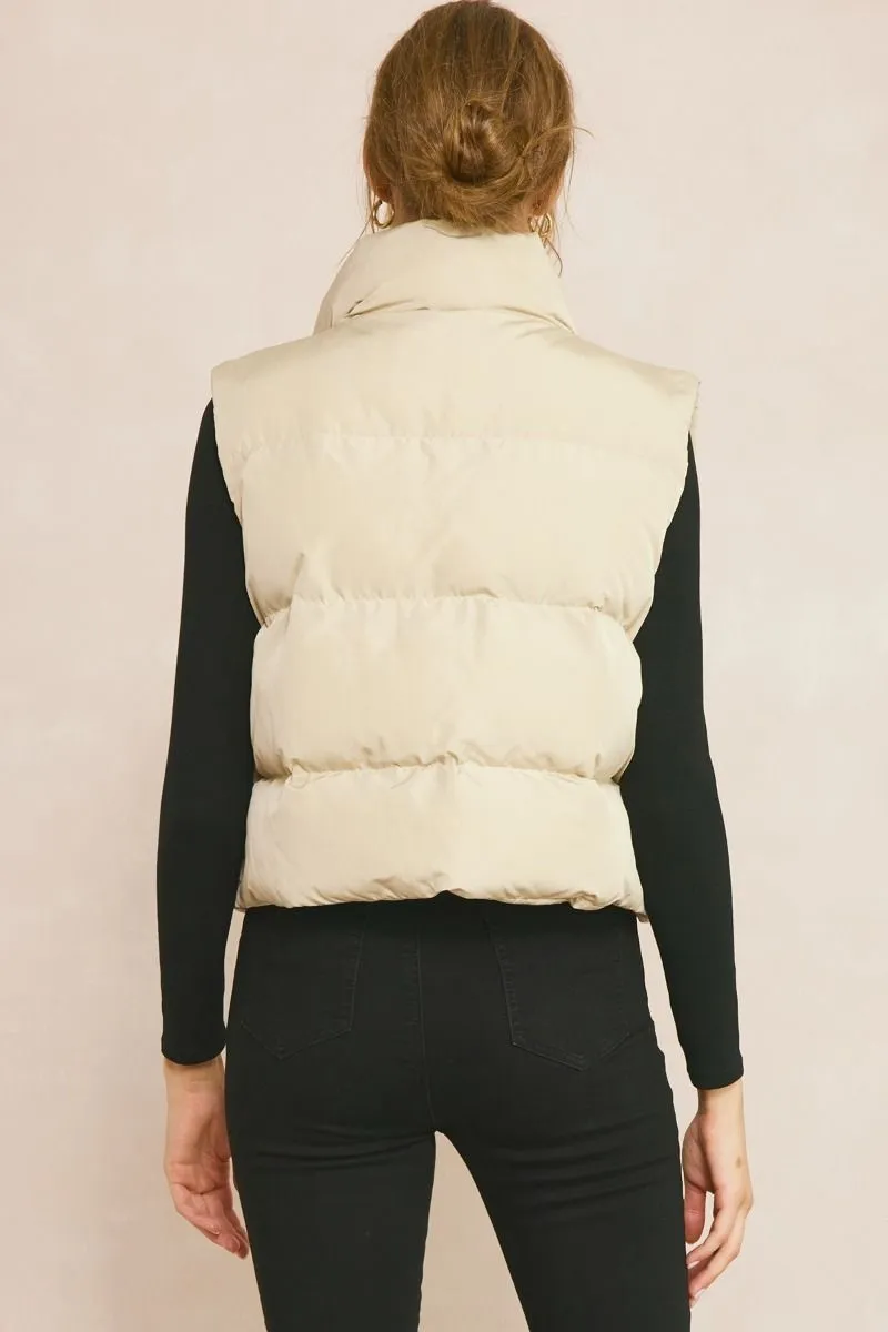 Double Down Vest - Sand