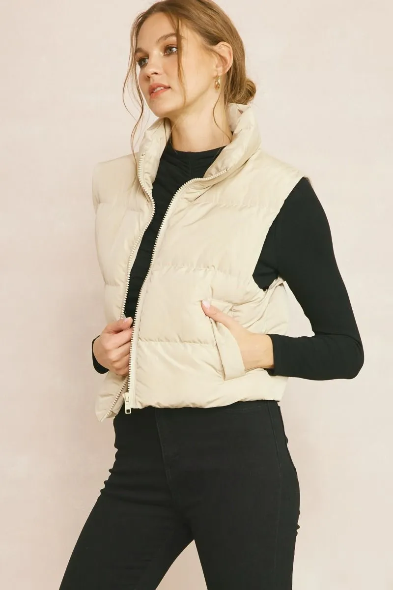 Double Down Vest - Sand