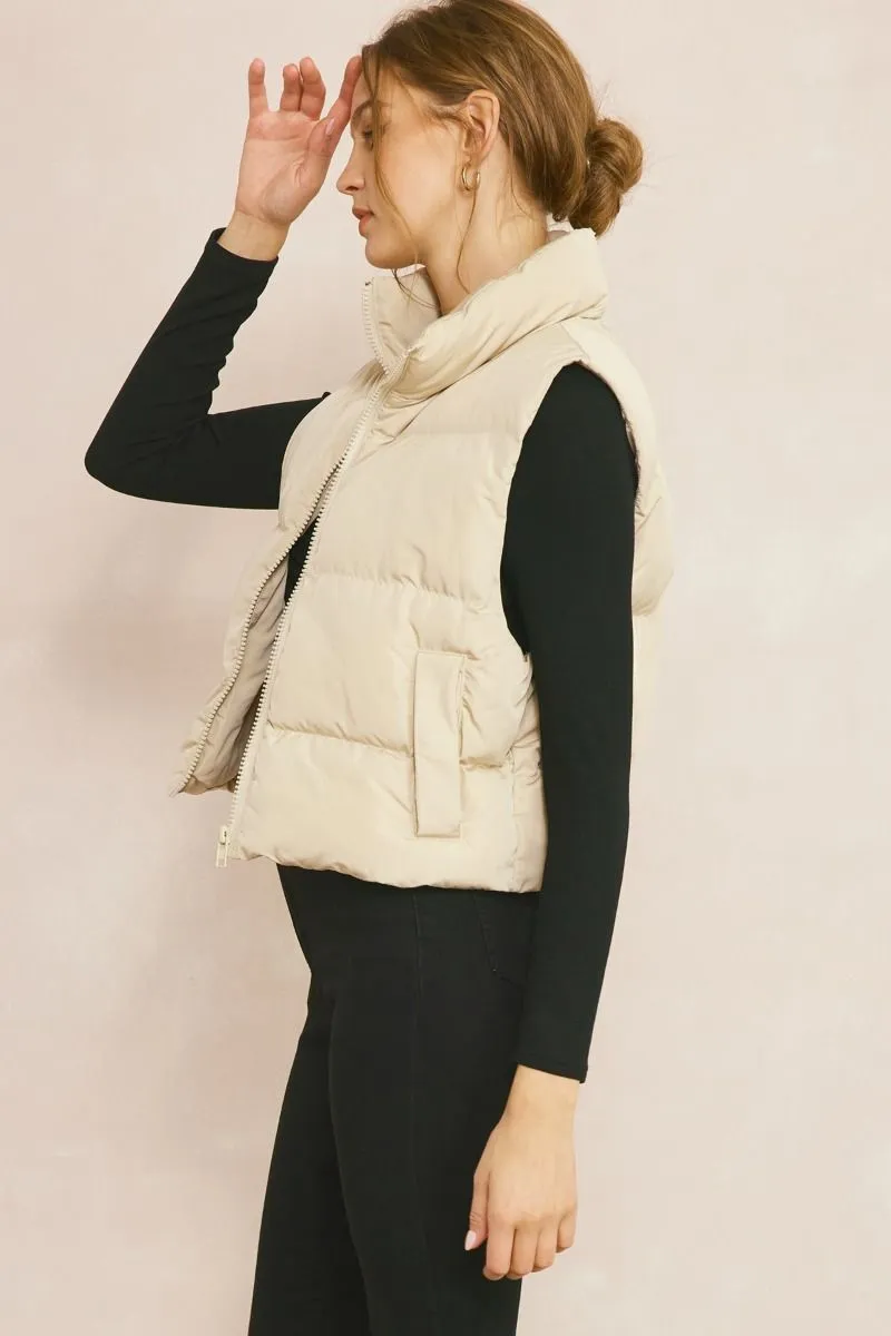 Double Down Vest - Sand