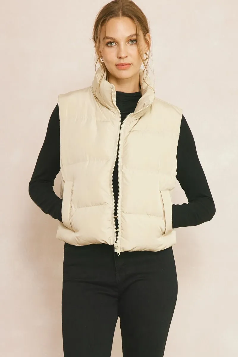 Double Down Vest - Sand