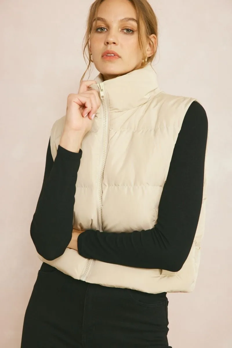 Double Down Vest - Sand