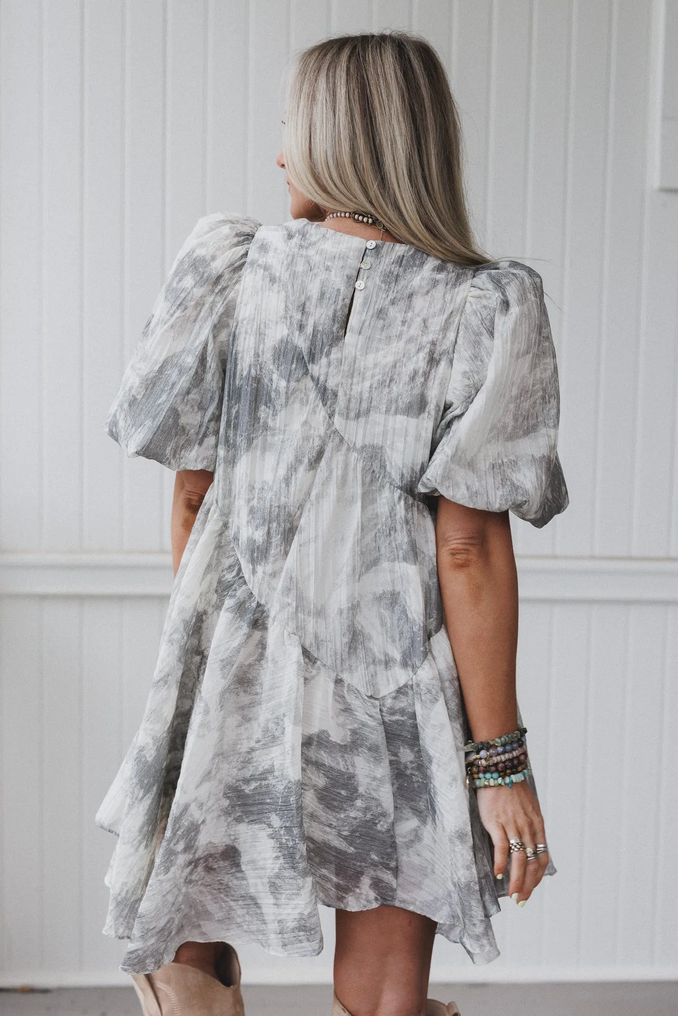 Dream Cloud Dress - Gray