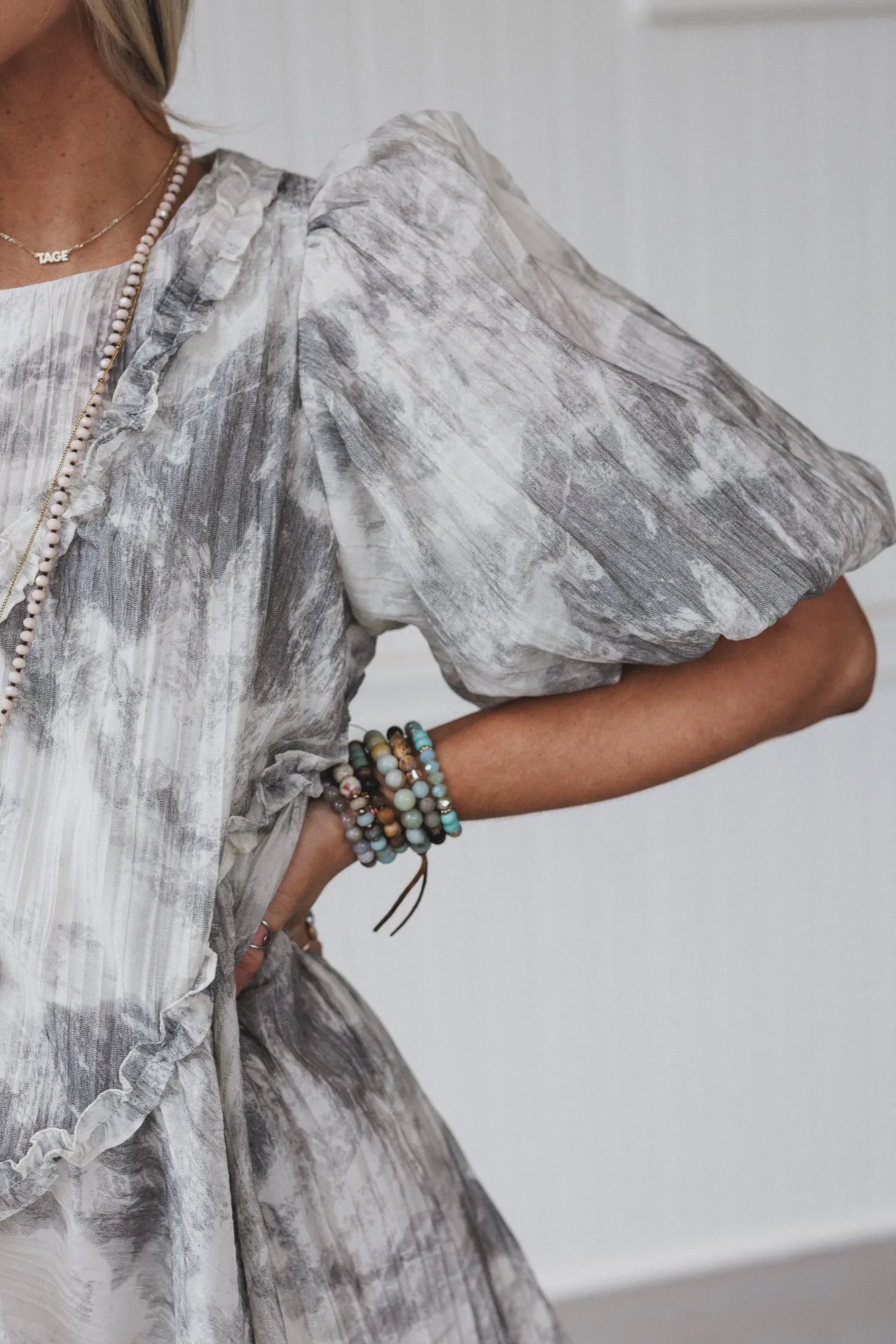 Dream Cloud Dress - Gray