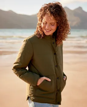 Dune Womens Quilted Jacket - Green