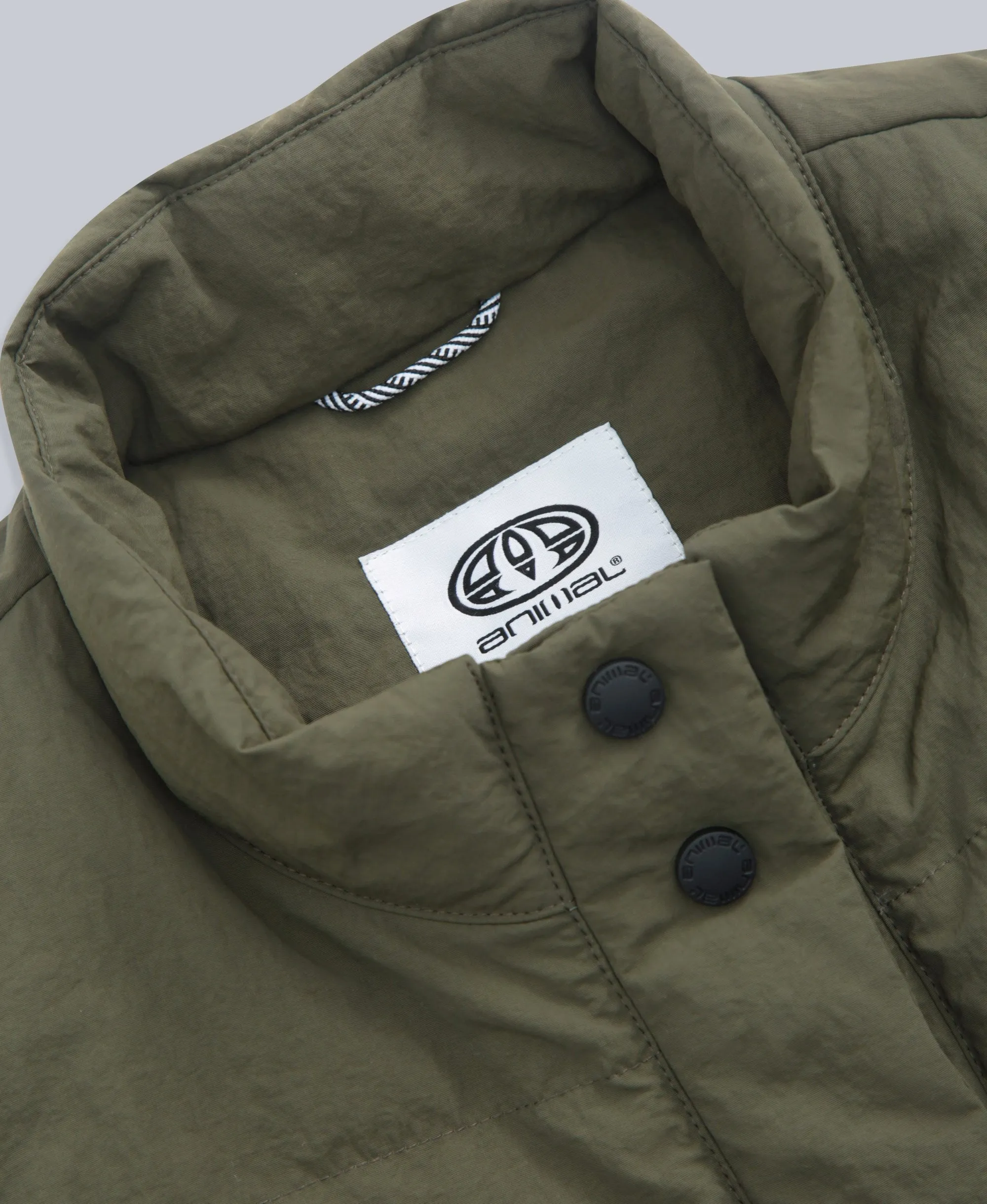 Dune Womens Quilted Jacket - Green