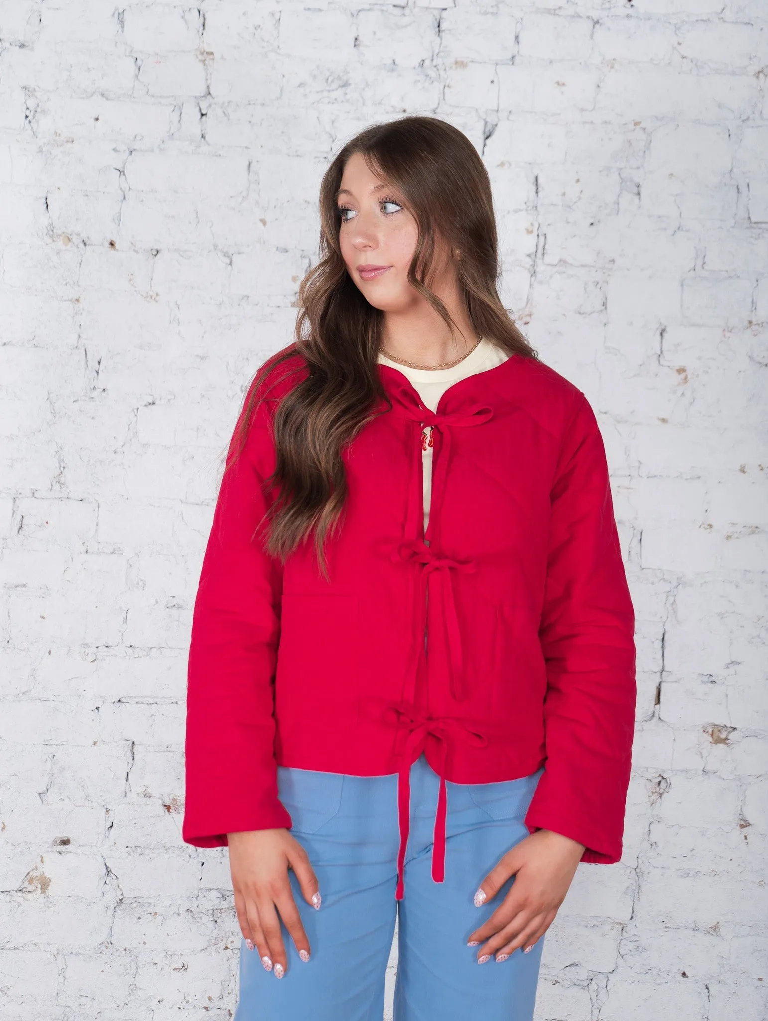 Elodie Tie Front Jacket