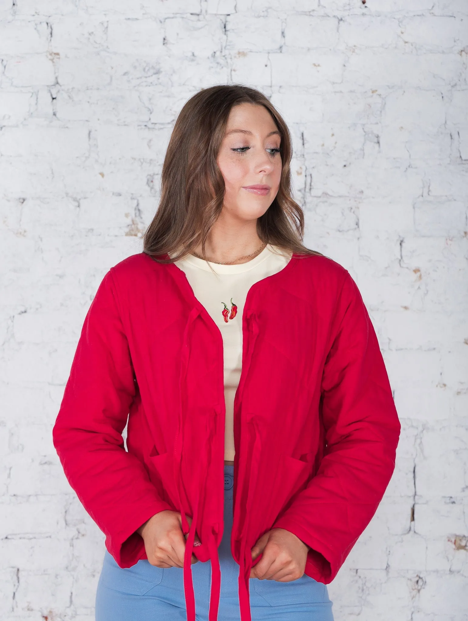 Elodie Tie Front Jacket