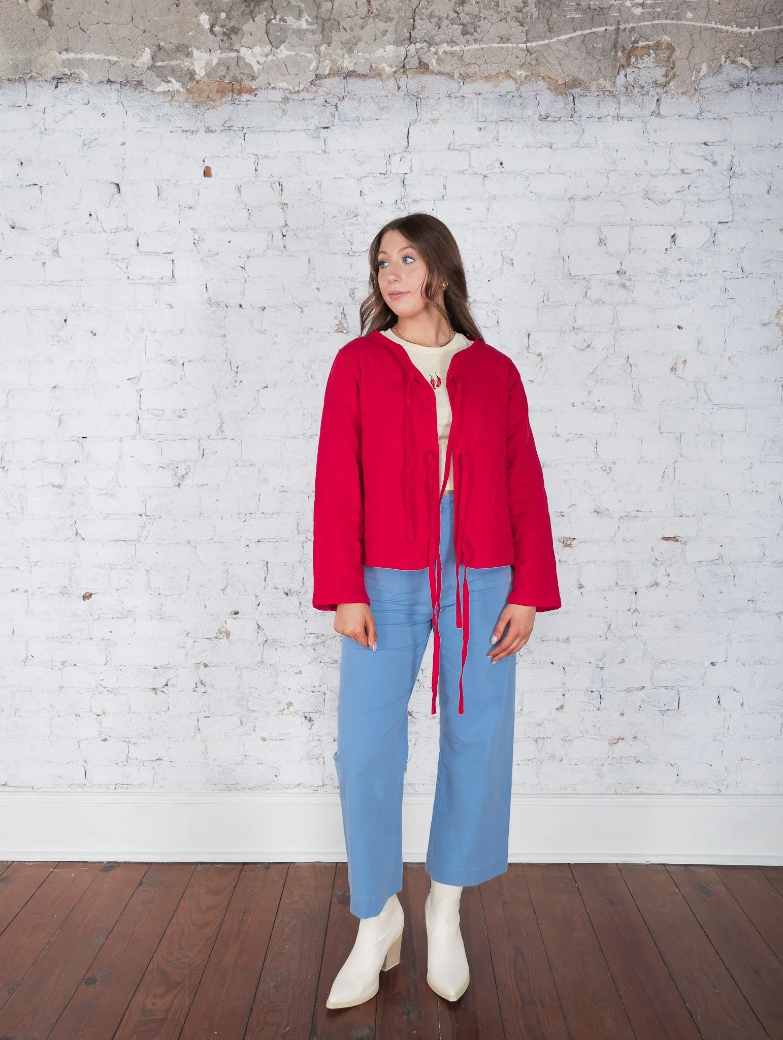 Elodie Tie Front Jacket