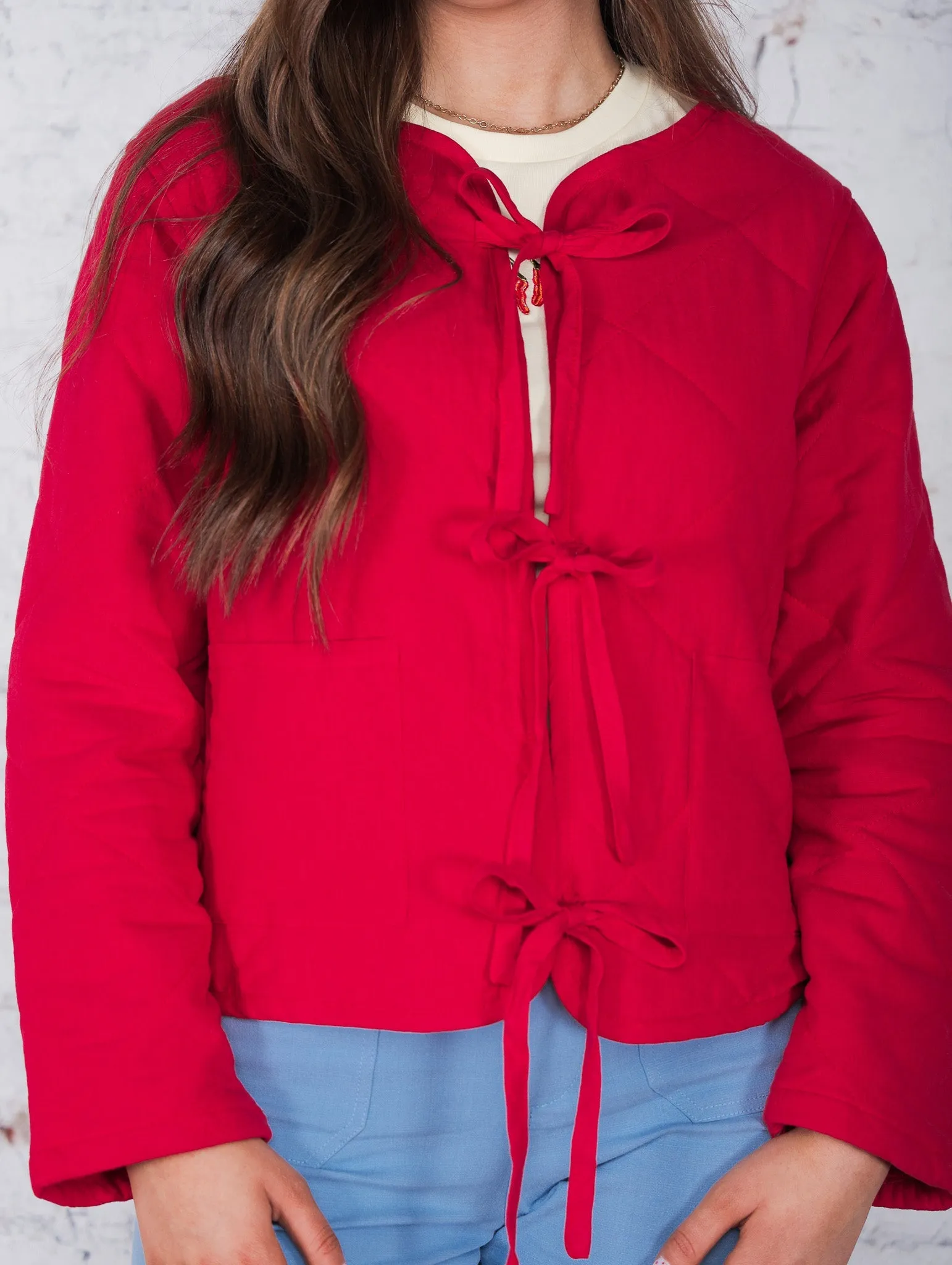 Elodie Tie Front Jacket