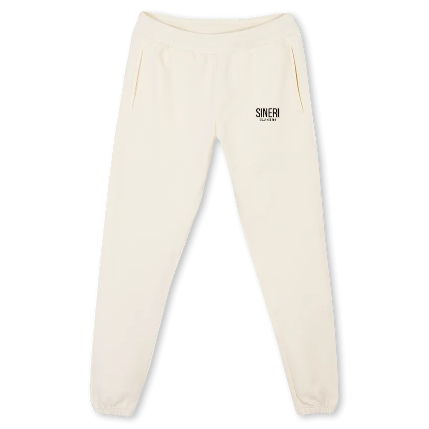 EXC EDTN JOGGERS WHT Cream Sweatpants.