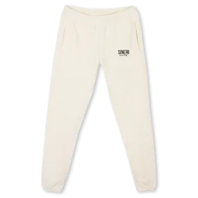 EXC EDTN JOGGERS WHT Cream Sweatpants.
