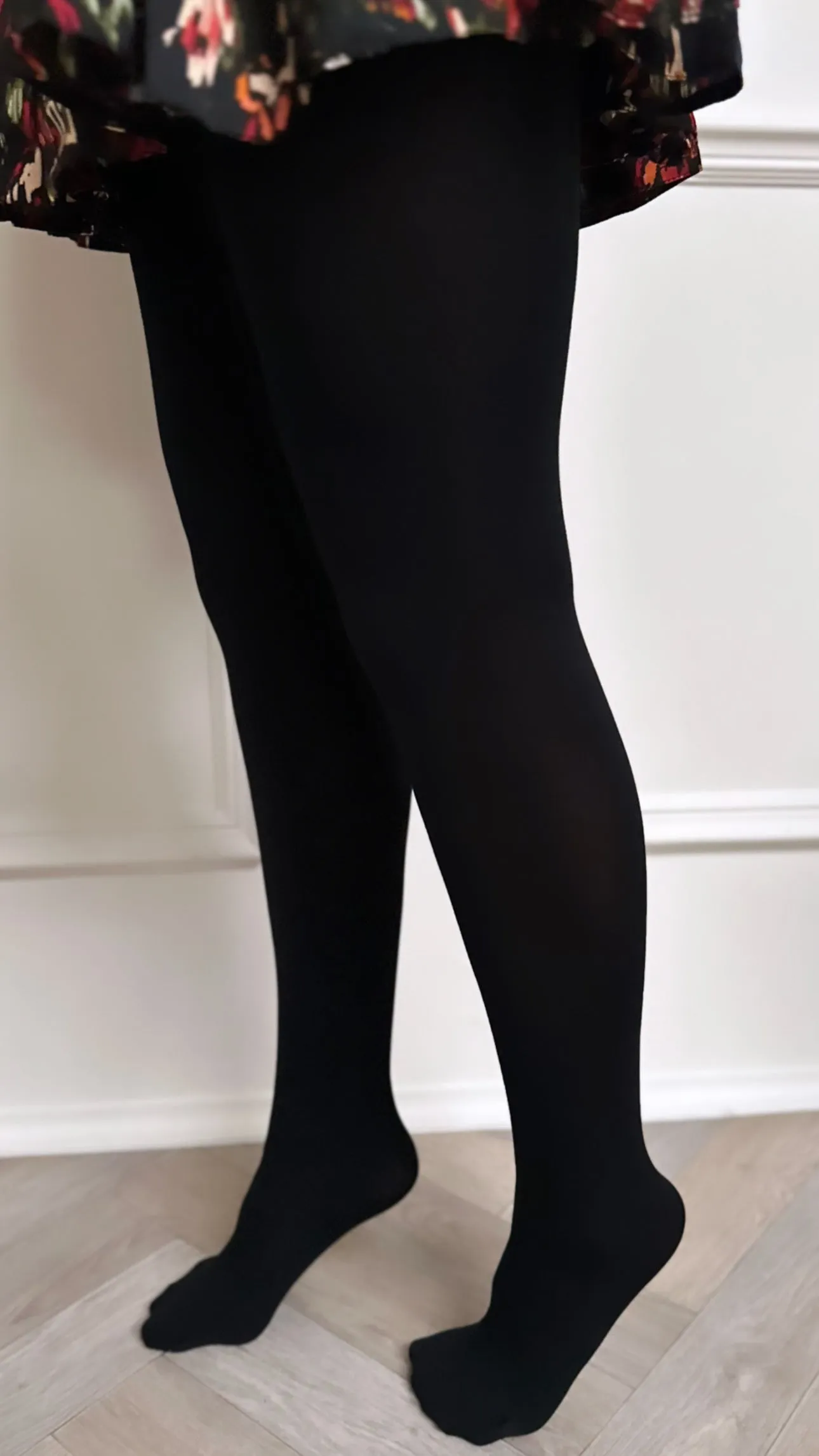 Ezra Black Thermal 310 Denier Tights
