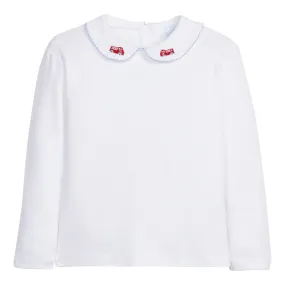 Firetruck Long Sleeve Pinpoint Shirt