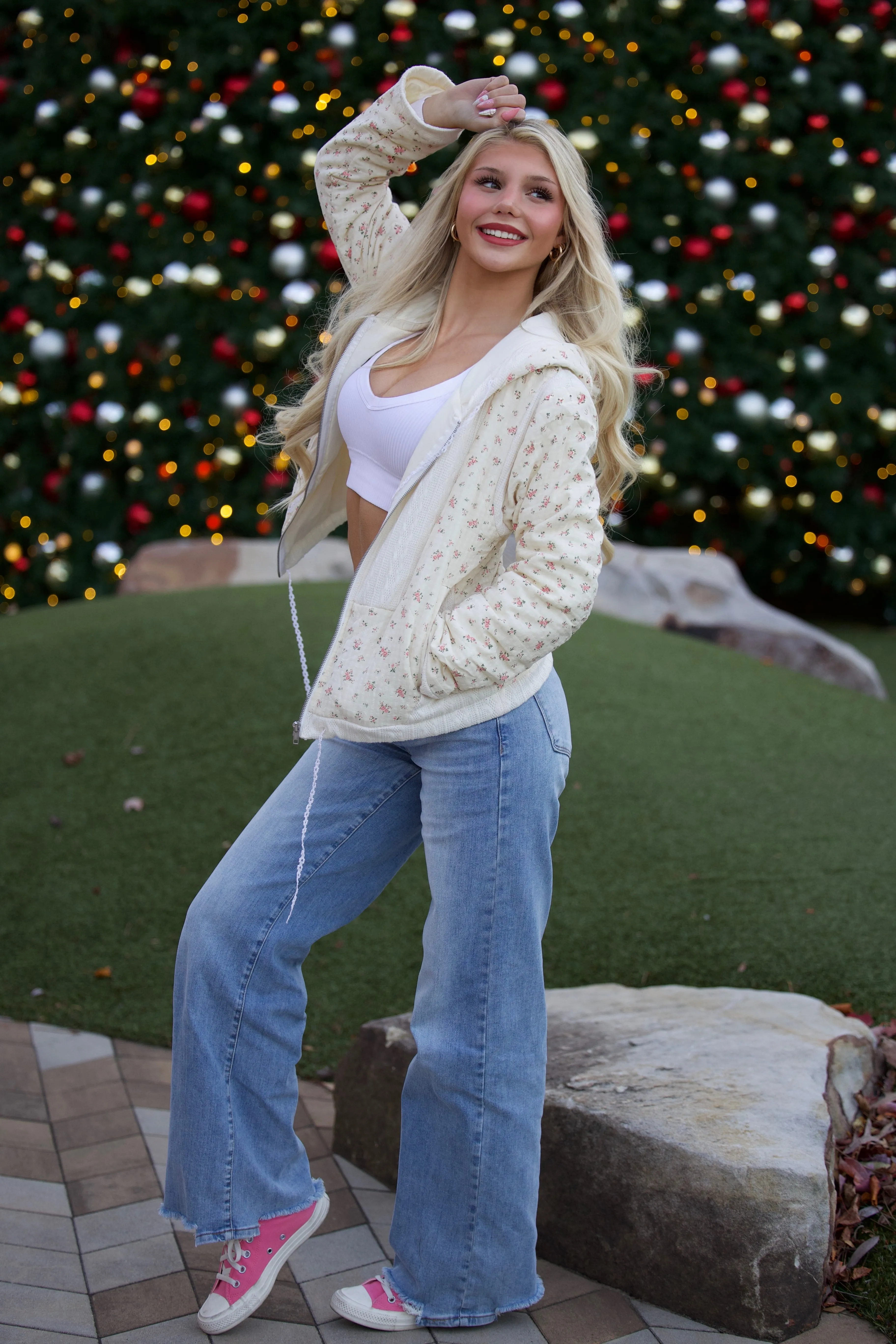Flower Avenue Quilted Jacket