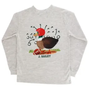 Football Duck Long Sleeve T Shirt