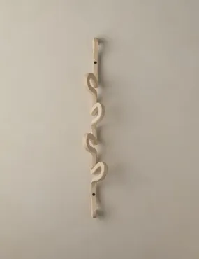 For-Everything Vertical Coat Rack by SIN Ceramics, Sand
