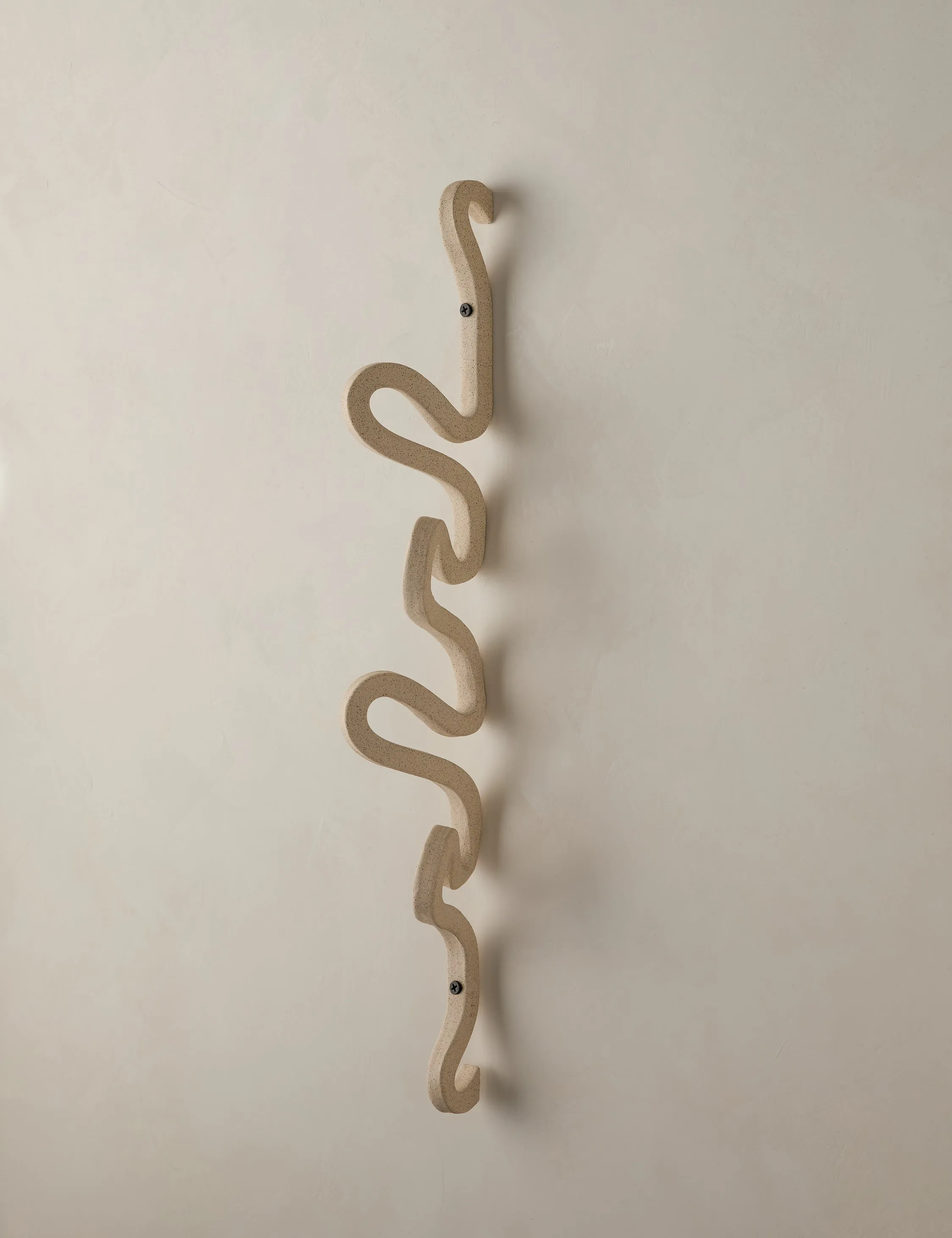 For-Everything Vertical Coat Rack by SIN Ceramics, Sand