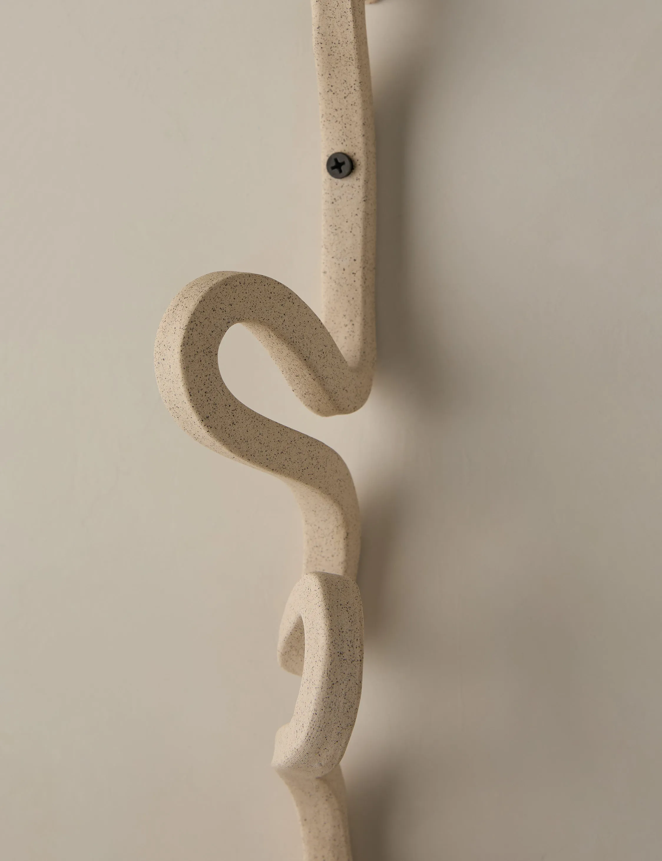 For-Everything Vertical Coat Rack by SIN Ceramics, Sand