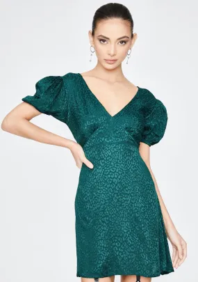 Forest Green Elfy Mini Dress