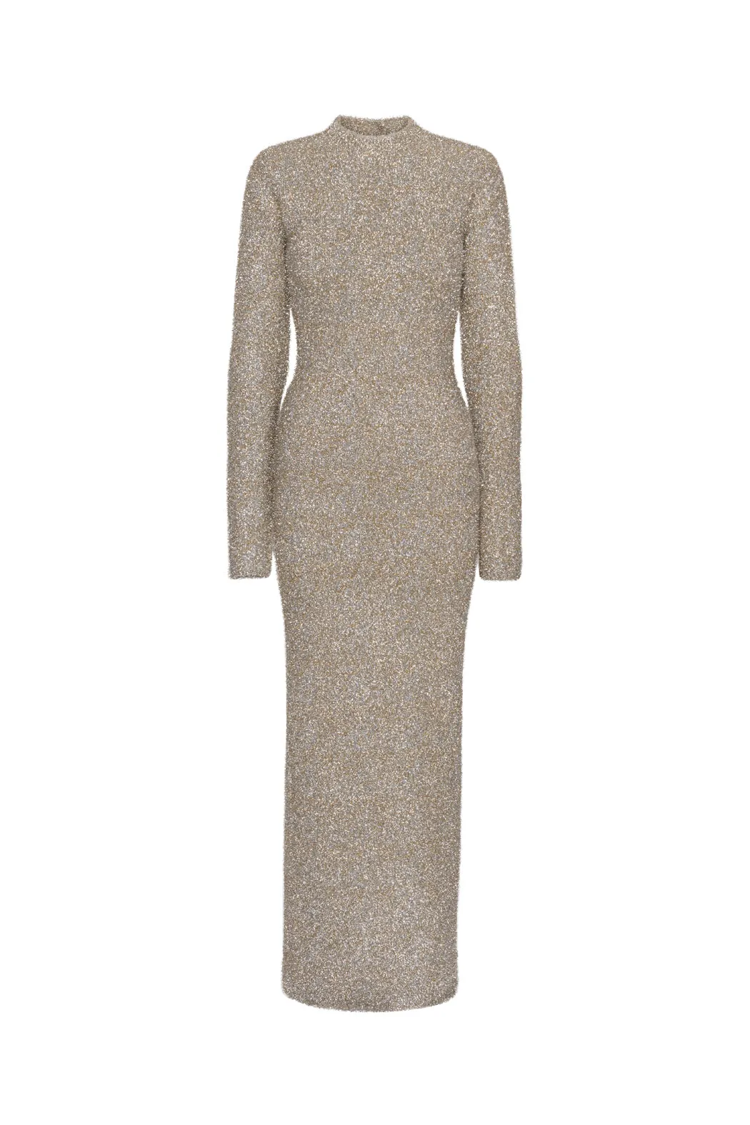 Glitter Knit Maxi Dress - Rich Gold Comb.