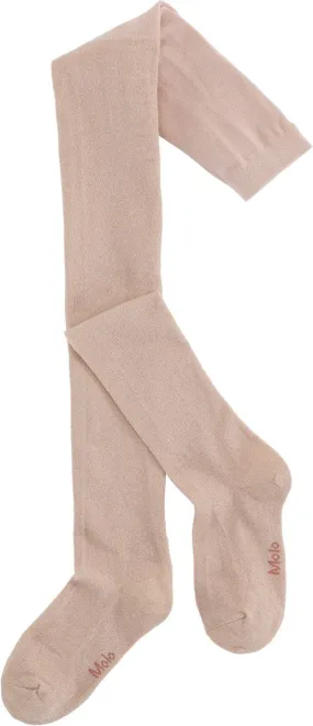 Glitter Tights | Petal Blush