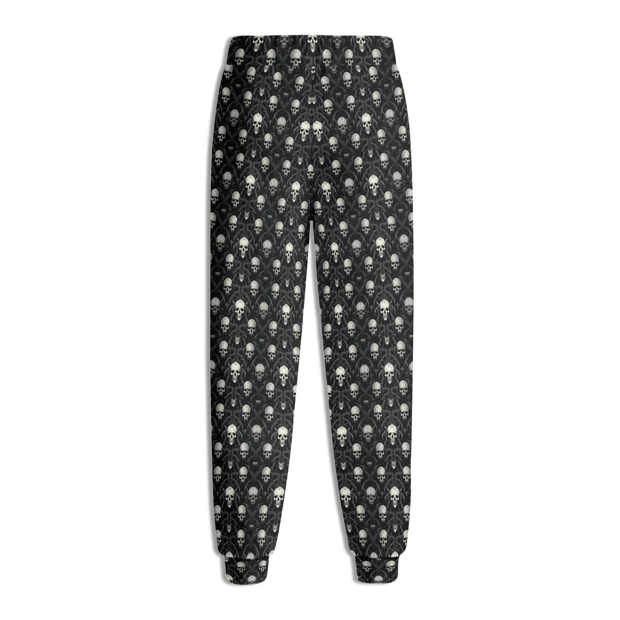 Gothic Skulls Pattern Joggers Sweatpants