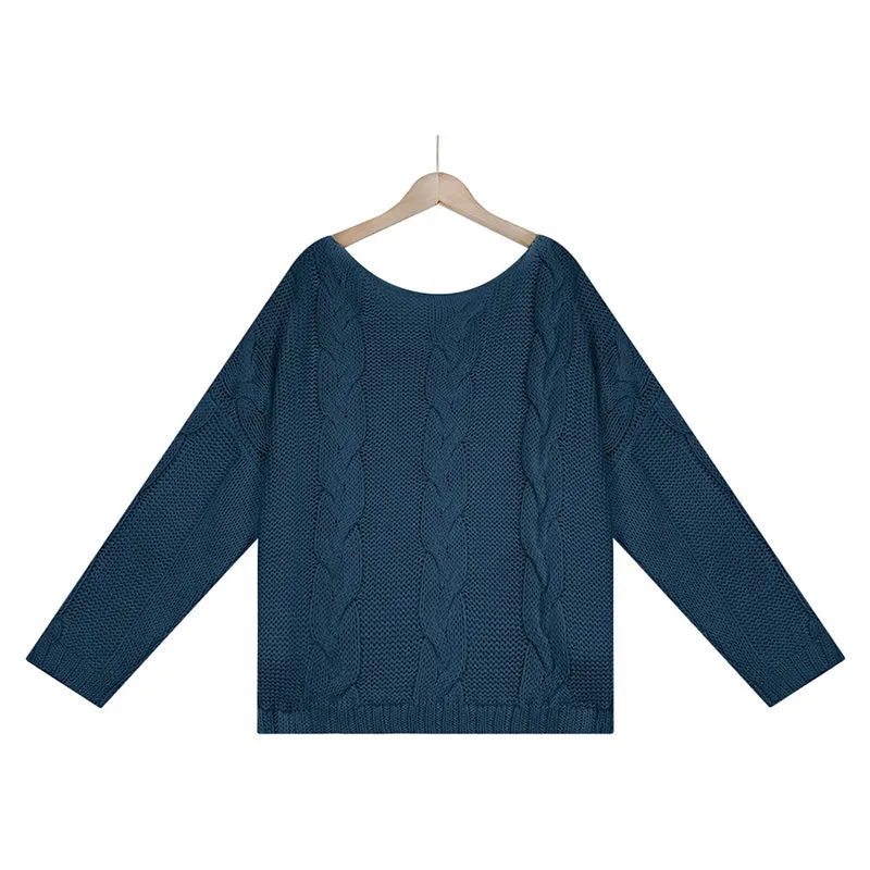 Grace Oversize Twist Bohemian Women Sweater