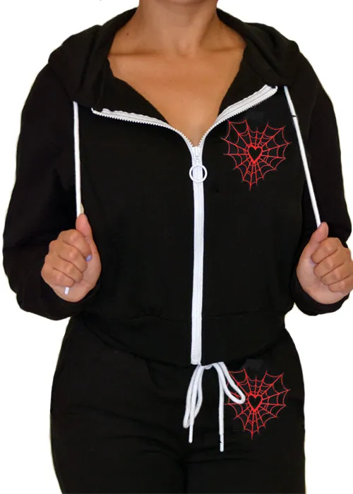 Heart Web Sweatpants