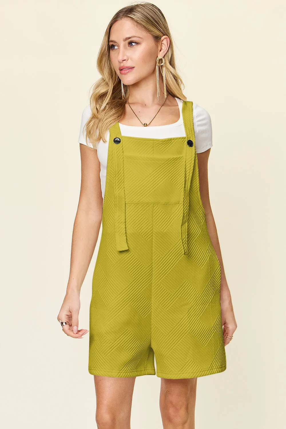 Henry Textured Overall Romper