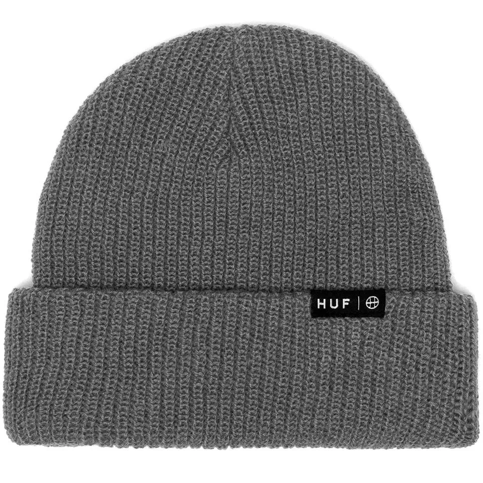 Huf Essentials Usual Beanie - Grey Heather
