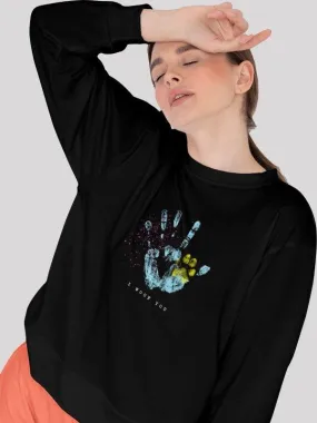 I Woof You Black Unisex Sweatshirt