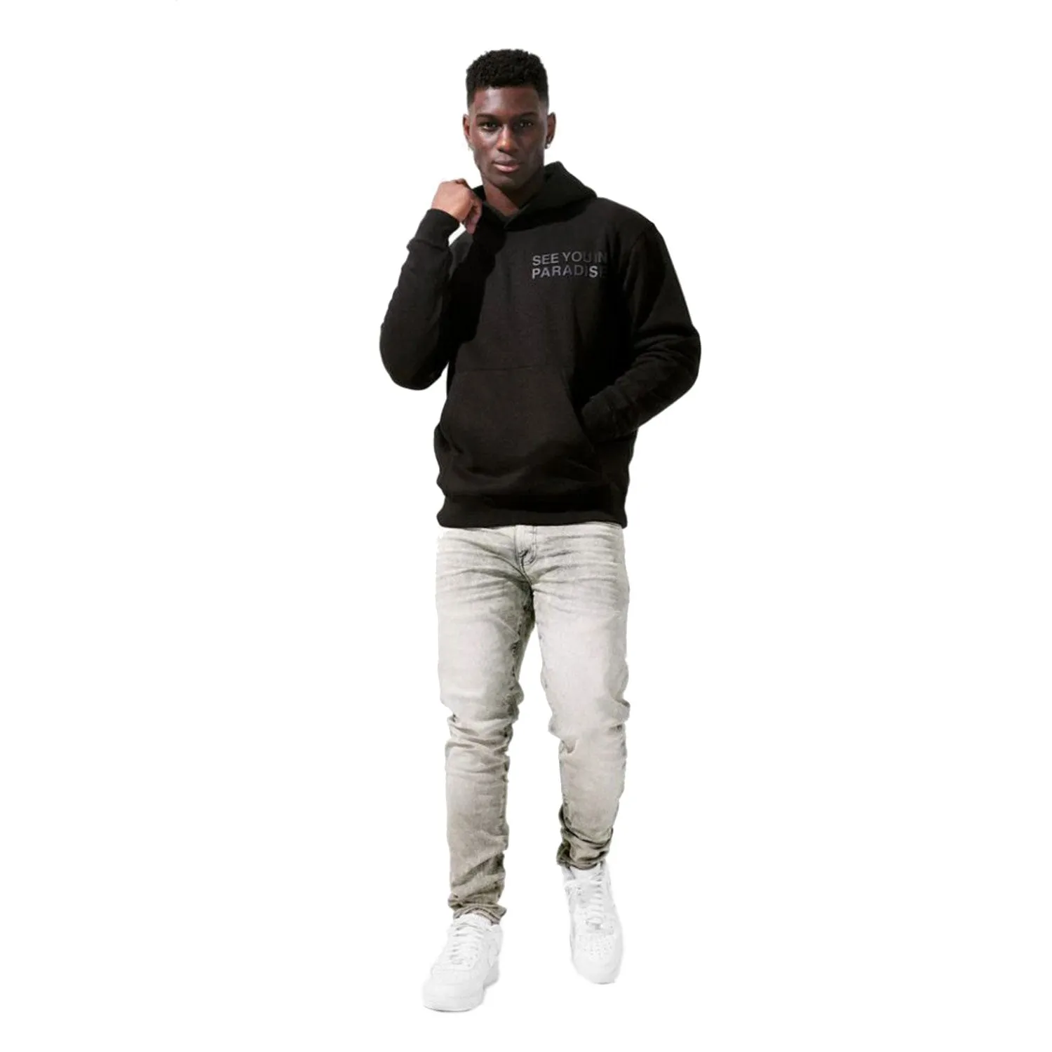 Jordan Craig Paradise Tonal Pullover Men's Hoodie Black