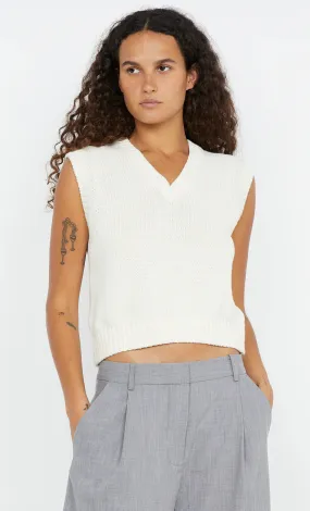KAMILAH V NECK KNITTED VEST