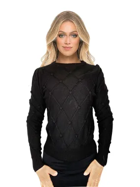 Kathie K Rhombuses Knit Top