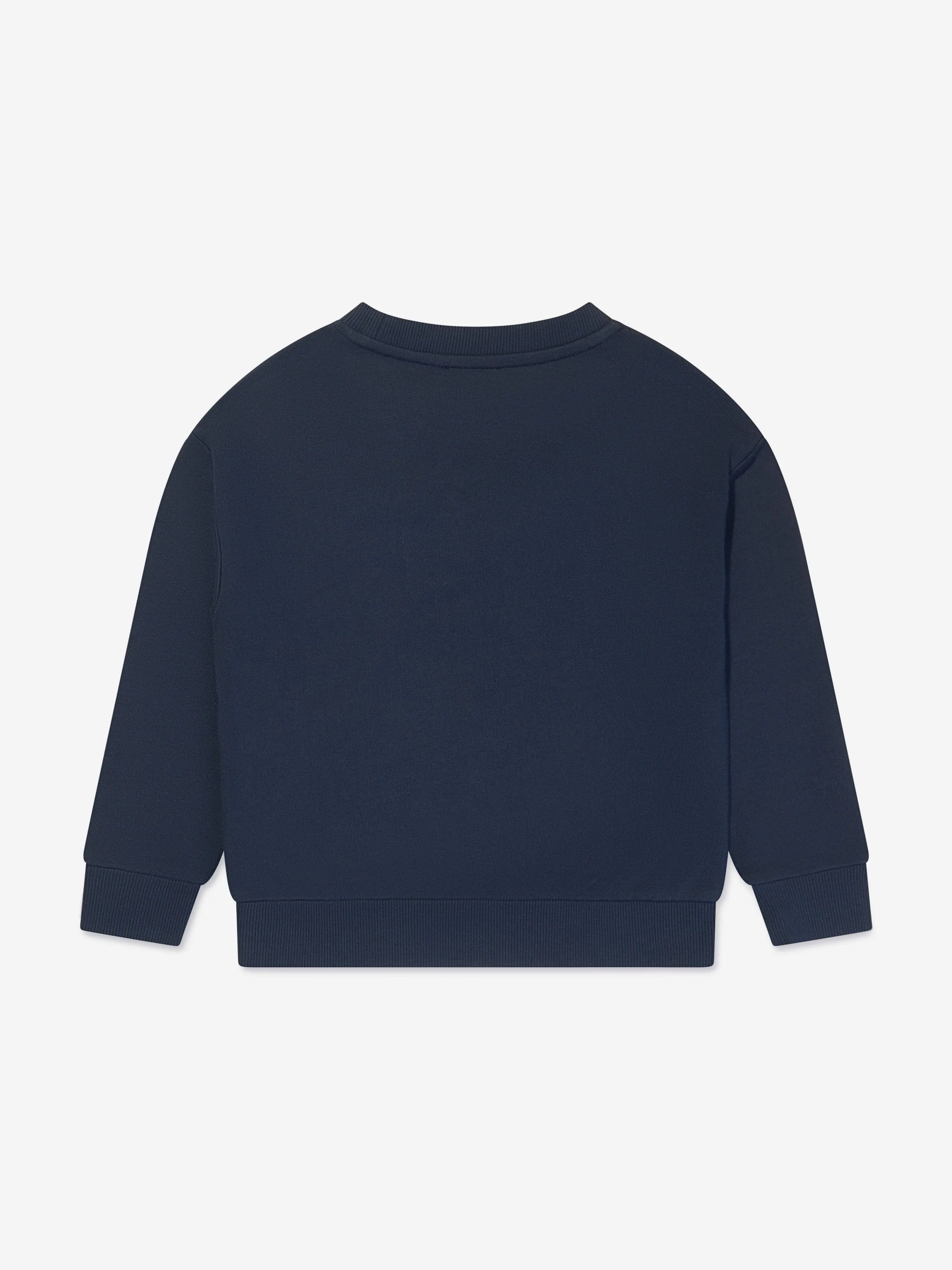KENZO Boys Embroidered Logo Sweatshirt in Navy