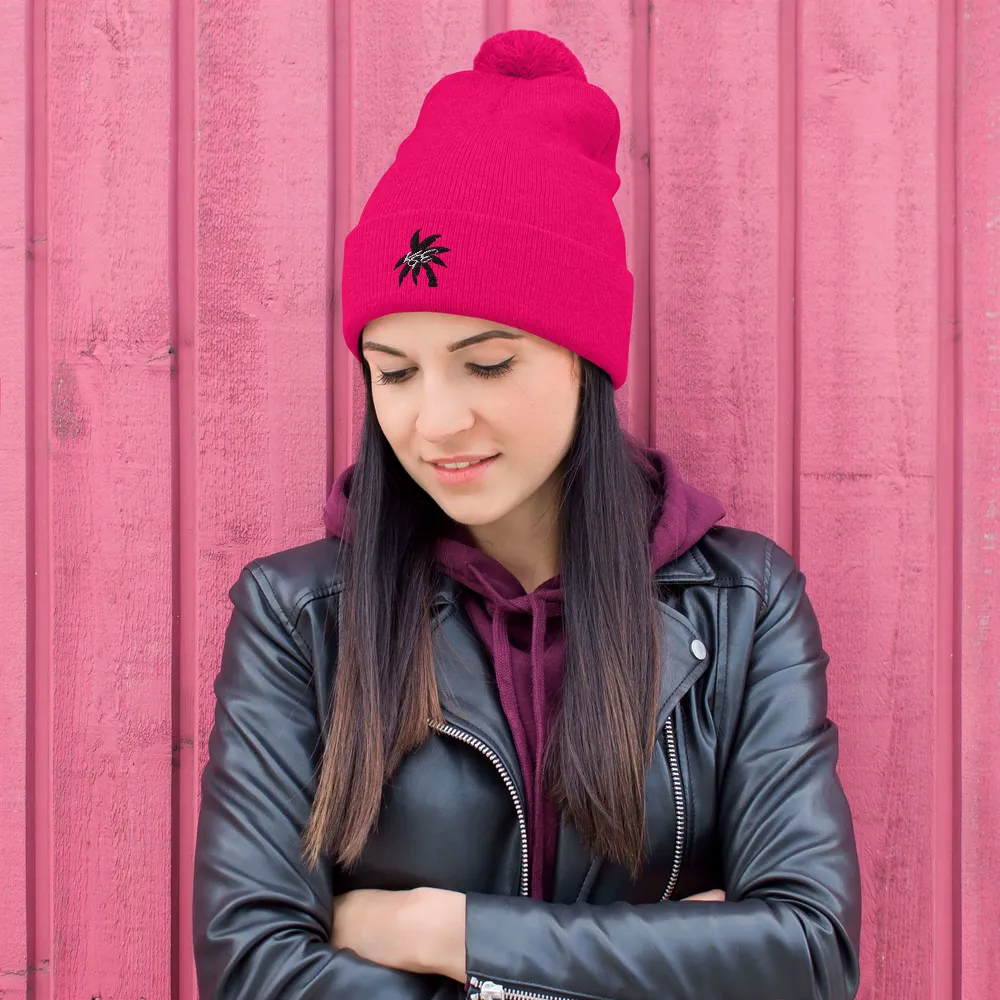 KGE Unlid - Palm Paradise Pom-Pom Beanie