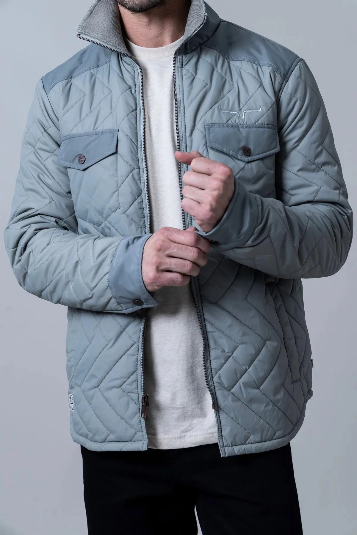 Kimes Ranch Men's Jacket Quilted Nylon Skink Lined
