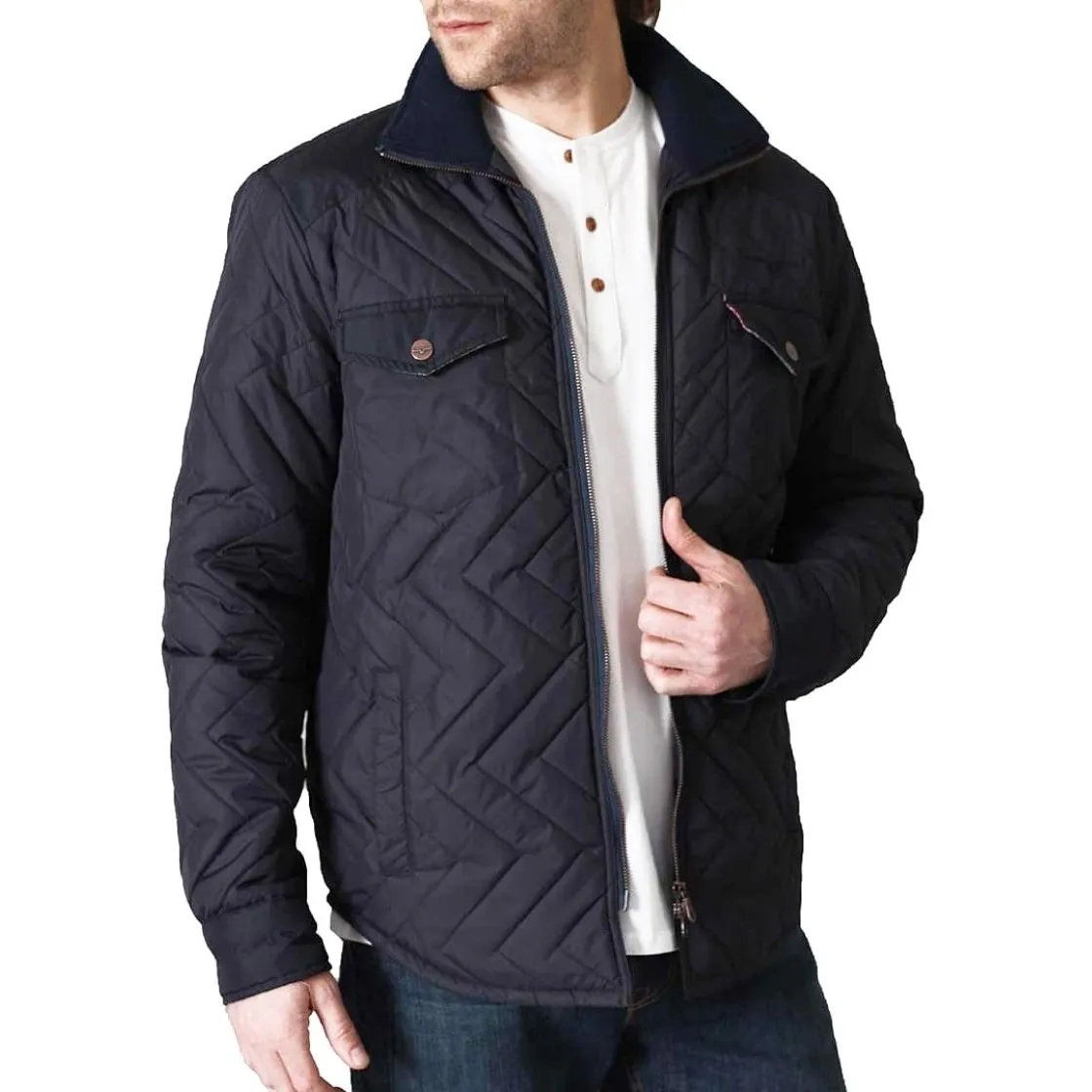 Kimes Ranch Men's Jacket Quilted Nylon Skink Lined