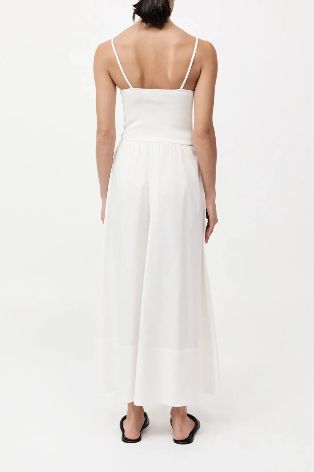 Knit Cami Dress | White