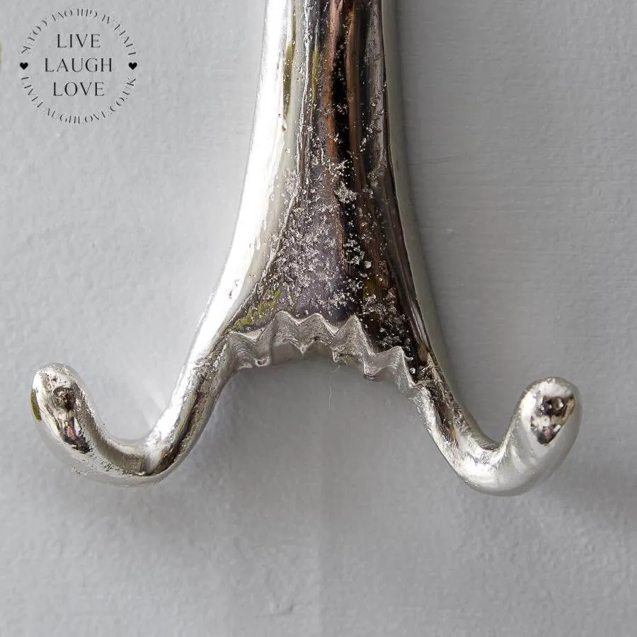 Large Silvered Tree Of Life Wall Hooks