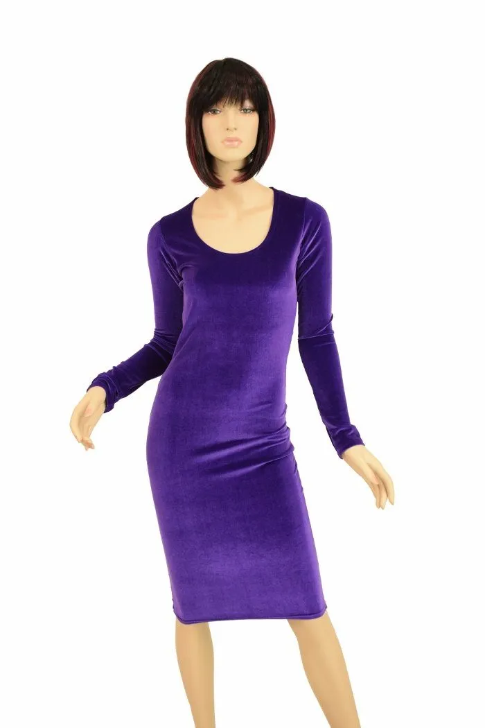 Long Sleeve Wiggle Dress